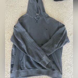 Adidas Vintage Men's Charcoal Hoodie Sweater Size XL